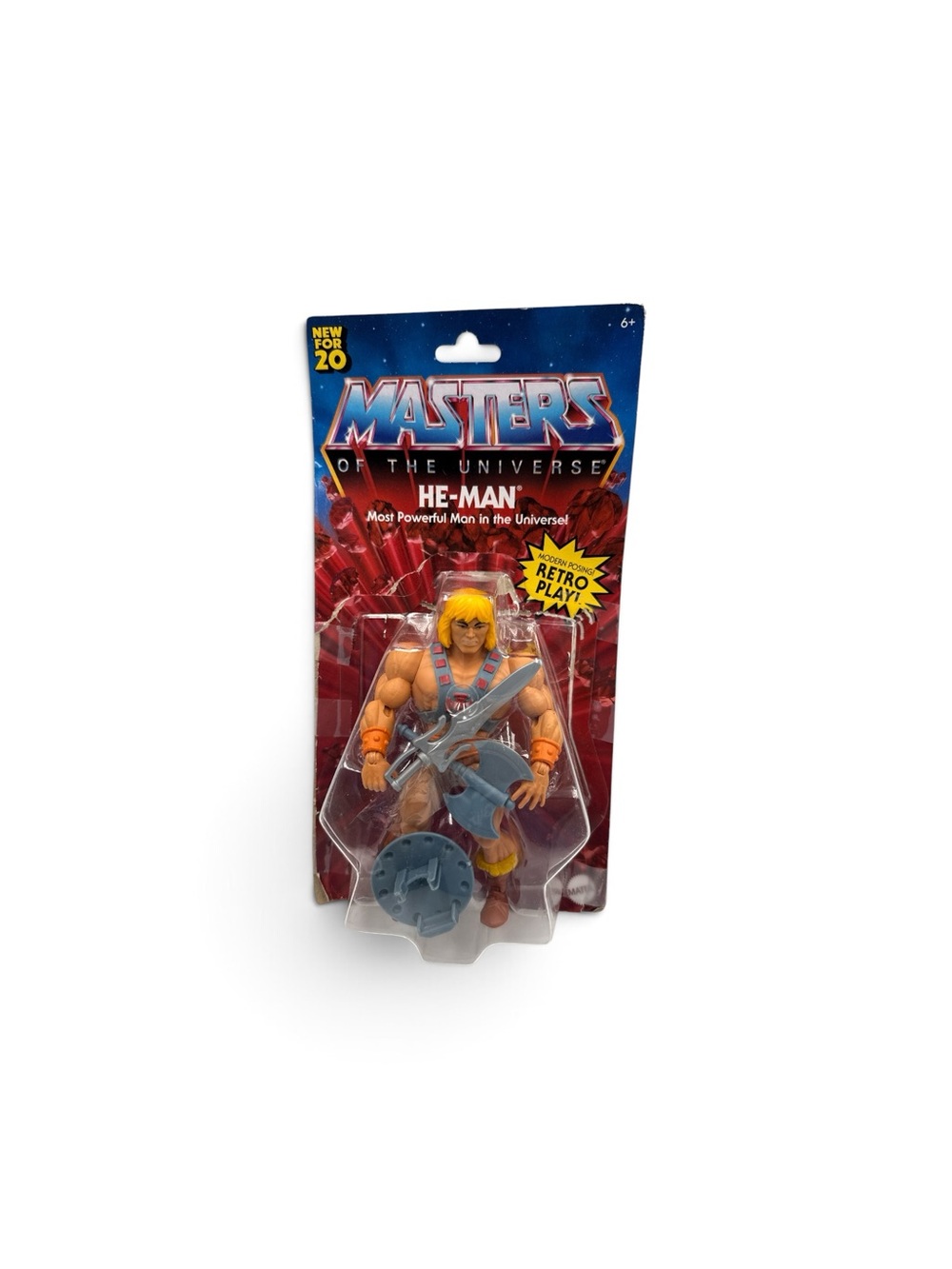 Mattel He-Man Masters of the Universe Origins Figure Accessories Damaged Package